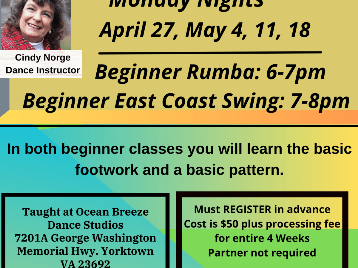 Beginner Rumba & East Coast Swing Group Classes